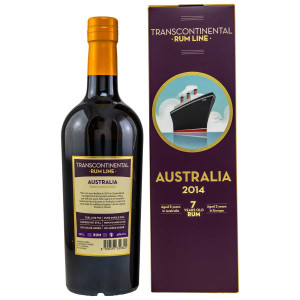 Australia Rum 7 Jahre 2014/2022 - Transcontinental Rum...