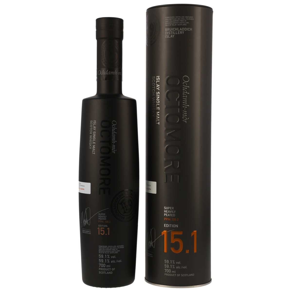 Octomore 15.1 - 5 Jahre, 59,1 %, 0,7  l