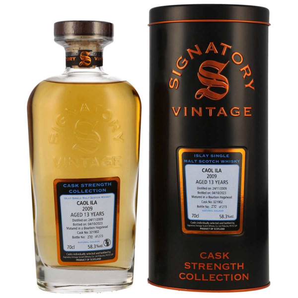 Caol Ila 13 Jahre Bourbon Hogshead #321902, 58,3 %, Signatory Vintage CS 0,7 l