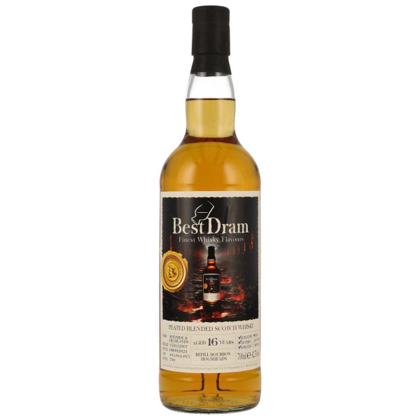 Peated Blended Scotch Whisky 16 Jahre, 42,5 %, Best Dram 0,7 l